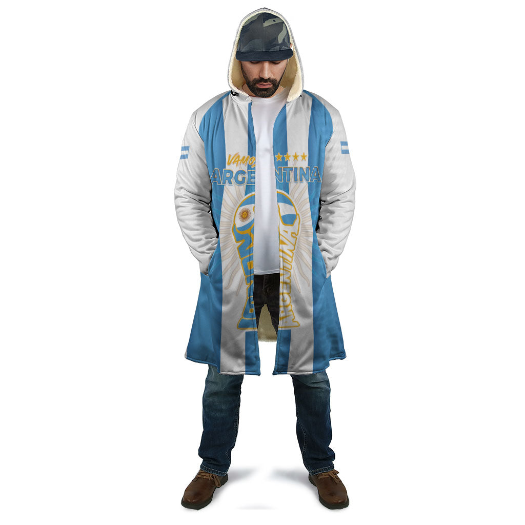 Custom World Football 2026 Argentina Cloak Vamos La Albiceleste