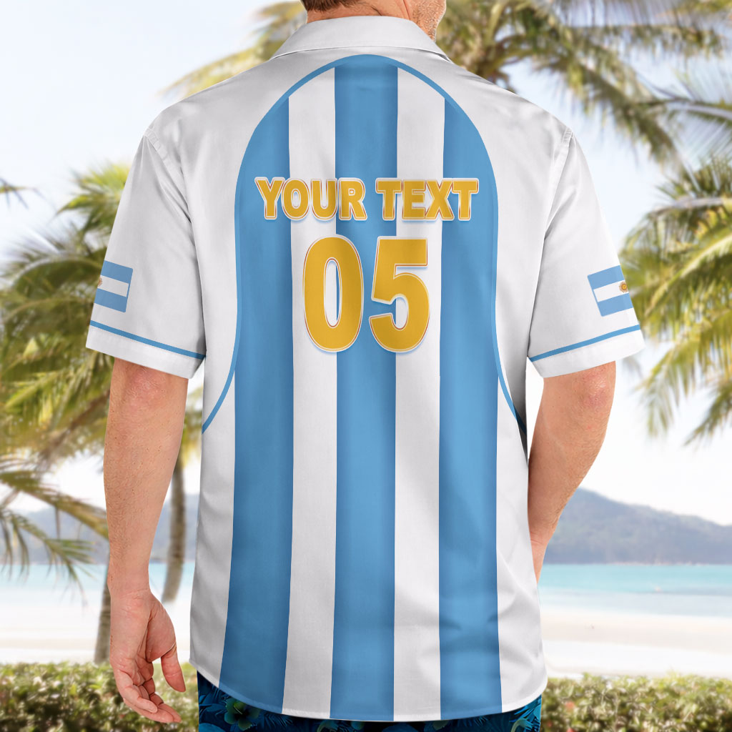 Custom World Football 2026 Argentina Hawaiian Shirt Vamos La Albiceleste