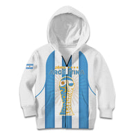 Custom World Football 2026 Argentina Kid Hoodie Vamos La Albiceleste