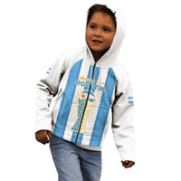 Custom World Football 2026 Argentina Kid Hoodie Vamos La Albiceleste