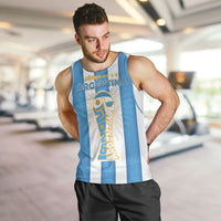 Custom World Football 2026 Argentina Men Tank Top Vamos La Albiceleste