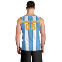 Custom World Football 2026 Argentina Men Tank Top Vamos La Albiceleste