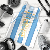 Custom World Football 2026 Argentina Men Tank Top Vamos La Albiceleste