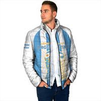 Custom World Football 2026 Argentina Padded Jacket Vamos La Albiceleste