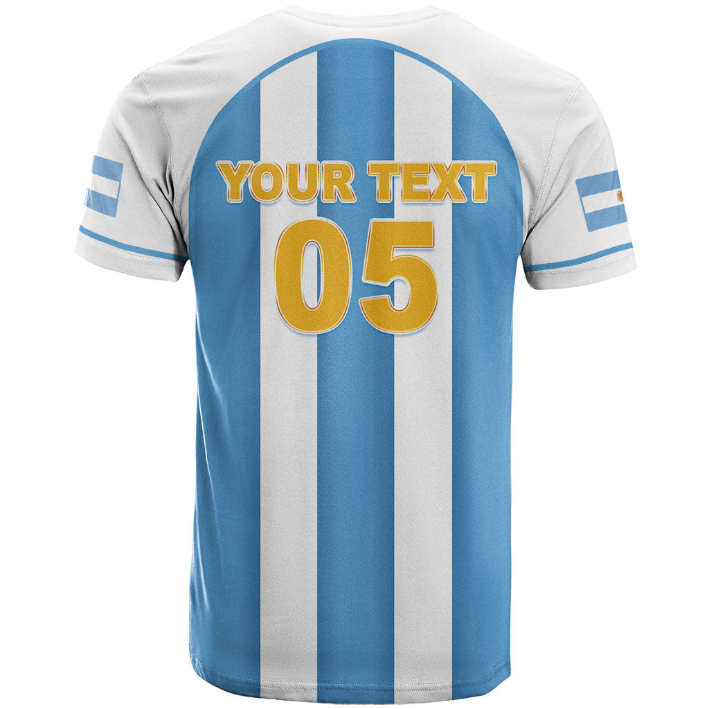 Custom World Football 2026 Argentina T Shirt Vamos La Albiceleste