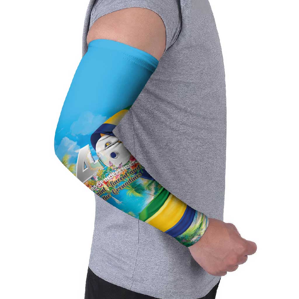 Saint Vincent And The Grenadines Arm Sleeves 46 Years Of Independence - Wonder Print Shop