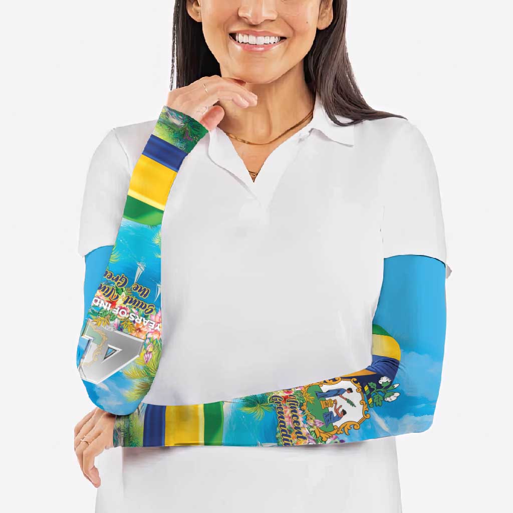 Saint Vincent And The Grenadines Arm Sleeves 46 Years Of Independence - Wonder Print Shop