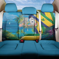 Saint Vincent And The Grenadines Back Car Seat Cover 46 Years Of Independence - Wonder Print Shop