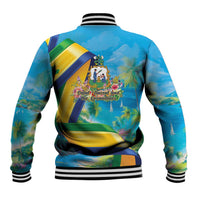 Saint Vincent And The Grenadines Baseball Jacket 46 Years Of Independence - Wonder Print Shop
