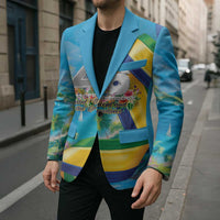 Saint Vincent And The Grenadines Blazer 46 Years Of Independence - Wonder Print Shop