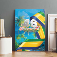 Saint Vincent And The Grenadines Canvas Wall Art 46 Years Of Independence - Wonder Print Shop