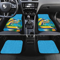 Saint Vincent And The Grenadines Car Mats 46 Years Of Independence - Wonder Print Shop
