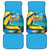 Saint Vincent And The Grenadines Car Mats 46 Years Of Independence - Wonder Print Shop