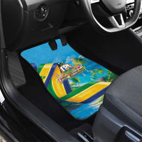 Saint Vincent And The Grenadines Car Mats 46 Years Of Independence - Wonder Print Shop