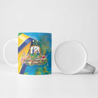 Saint Vincent And The Grenadines Ceramic Mug 46 Years Of Independence - Wonder Print Shop