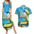 Saint Vincent And The Grenadines Couples Matching Summer Maxi Dress and Hawaiian Shirt 46 Years Of Independence - Wonder Print Shop