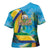 Saint Vincent And The Grenadines Cross Shoulder Shirt 46 Years Of Independence - Wonder Print Shop