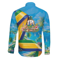 Saint Vincent And The Grenadines Family Matching Long Sleeve Bodycon Dress and Hawaiian Shirt 46 Years Of Independence - Wonder Print Shop