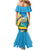 Saint Vincent And The Grenadines Family Matching Mermaid Dress and Hawaiian Shirt 46 Years Of Independence - Wonder Print Shop