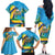 Saint Vincent And The Grenadines Family Matching Off The Shoulder Long Sleeve Dress and Hawaiian Shirt 46 Years Of Independence - Wonder Print Shop