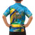 Saint Vincent And The Grenadines Family Matching Off Shoulder Maxi Dress and Hawaiian Shirt 46 Years Of Independence - Wonder Print Shop