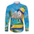 Saint Vincent And The Grenadines Family Matching Off Shoulder Short Dress and Hawaiian Shirt 46 Years Of Independence - Wonder Print Shop