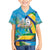 Saint Vincent And The Grenadines Family Matching Short Sleeve Bodycon Dress and Hawaiian Shirt 46 Years Of Independence - Wonder Print Shop