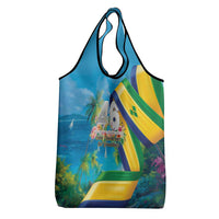 Saint Vincent And The Grenadines Grocery Bag 46 Years Of Independence - Wonder Print Shop