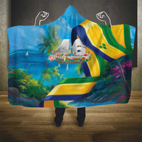 Saint Vincent And The Grenadines Hooded Blanket 46 Years Of Independence - Wonder Print Shop