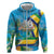 Saint Vincent And The Grenadines Hoodie 46 Years Of Independence - Wonder Print Shop