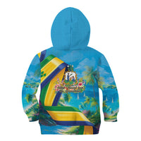 Saint Vincent And The Grenadines Kid Hoodie 46 Years Of Independence - Wonder Print Shop