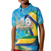 Saint Vincent And The Grenadines Kid Polo Shirt 46 Years Of Independence - Wonder Print Shop