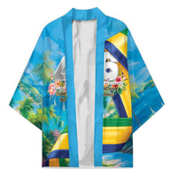 Saint Vincent And The Grenadines Kimono 46 Years Of Independence - Wonder Print Shop