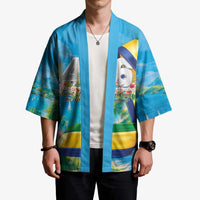 Saint Vincent And The Grenadines Kimono 46 Years Of Independence - Wonder Print Shop