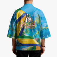 Saint Vincent And The Grenadines Kimono 46 Years Of Independence - Wonder Print Shop