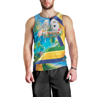 Saint Vincent And The Grenadines Men Tank Top 46 Years Of Independence - Wonder Print Shop