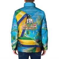 Saint Vincent And The Grenadines Padded Jacket 46 Years Of Independence - Wonder Print Shop