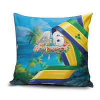 Saint Vincent And The Grenadines Pillow Cover 46 Years Of Independence - Wonder Print Shop