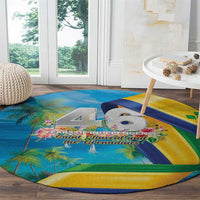 Saint Vincent And The Grenadines Round Carpet 46 Years Of Independence - Wonder Print Shop