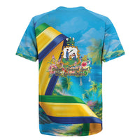 Saint Vincent And The Grenadines Rugby Jersey 46 Years Of Independence - Wonder Print Shop
