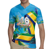 Saint Vincent And The Grenadines Rugby Jersey 46 Years Of Independence - Wonder Print Shop