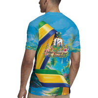 Saint Vincent And The Grenadines Rugby Jersey 46 Years Of Independence - Wonder Print Shop