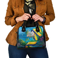 Saint Vincent And The Grenadines Shoulder Handbag 46 Years Of Independence - Wonder Print Shop