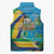 Saint Vincent And The Grenadines Sleeveless Puffer Jacket 46 Years Of Independence - Wonder Print Shop
