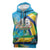 Saint Vincent And The Grenadines Sleeveless Zip Hoodie 46 Years Of Independence - Wonder Print Shop