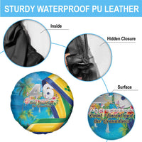 Saint Vincent And The Grenadines Spare Tire Cover 46 Years Of Independence - Wonder Print Shop