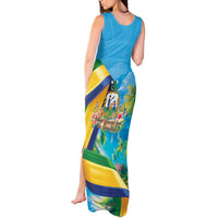 Saint Vincent And The Grenadines Tank Maxi Dress 46 Years Of Independence - Wonder Print Shop
