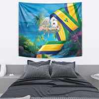 Saint Vincent And The Grenadines Tapestry 46 Years Of Independence - Wonder Print Shop