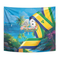 Saint Vincent And The Grenadines Tapestry 46 Years Of Independence - Wonder Print Shop