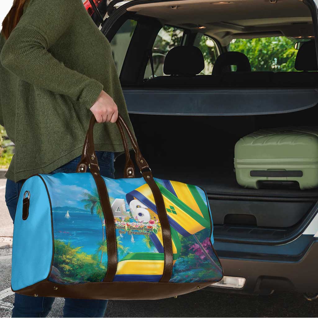 Saint Vincent And The Grenadines Travel Bag 46 Years Of Independence - Wonder Print Shop